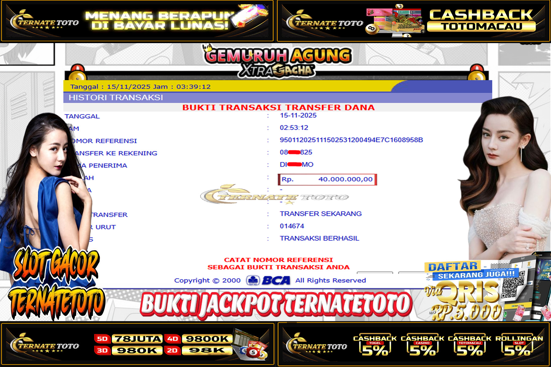 TERNATETOTO - Royal Rumble XtraGacha DI Top Trend Games Rp.40,000,000,-